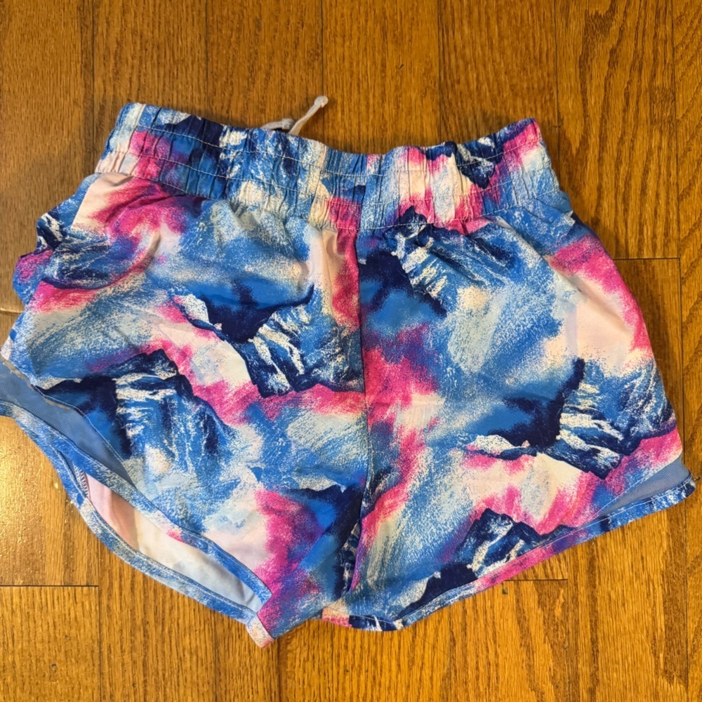 Athletic Works Blue and Pink Shorts Girls Size L
